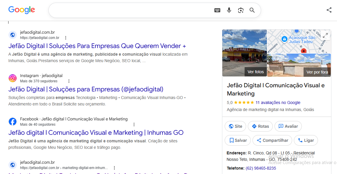 Google Meu Negócio da Jefão Digital