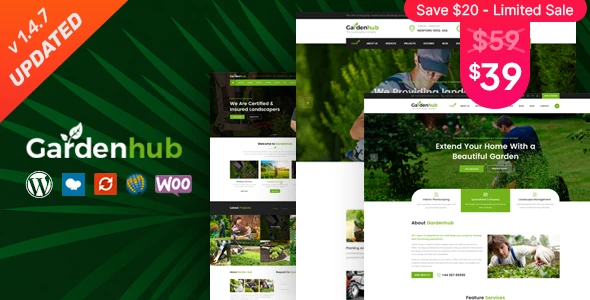 Garden HUB – Lawn & Landscaping WordPress Theme